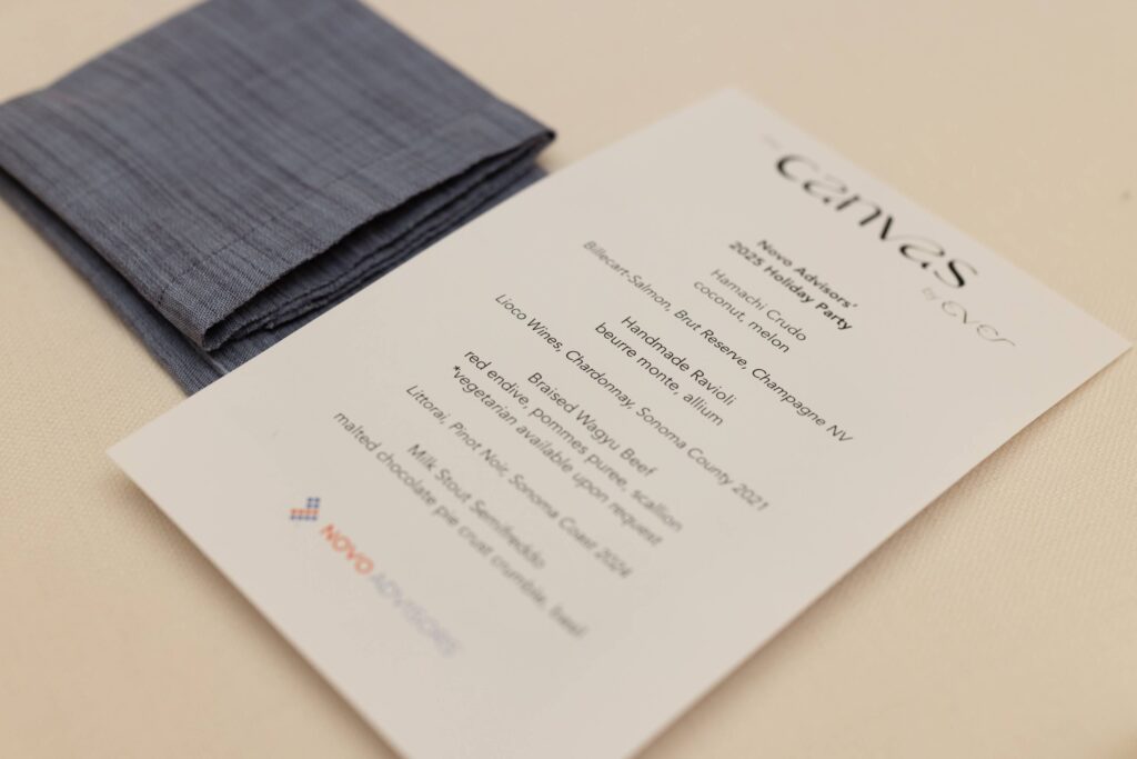 Novo Advisors 2025 Holiday Party