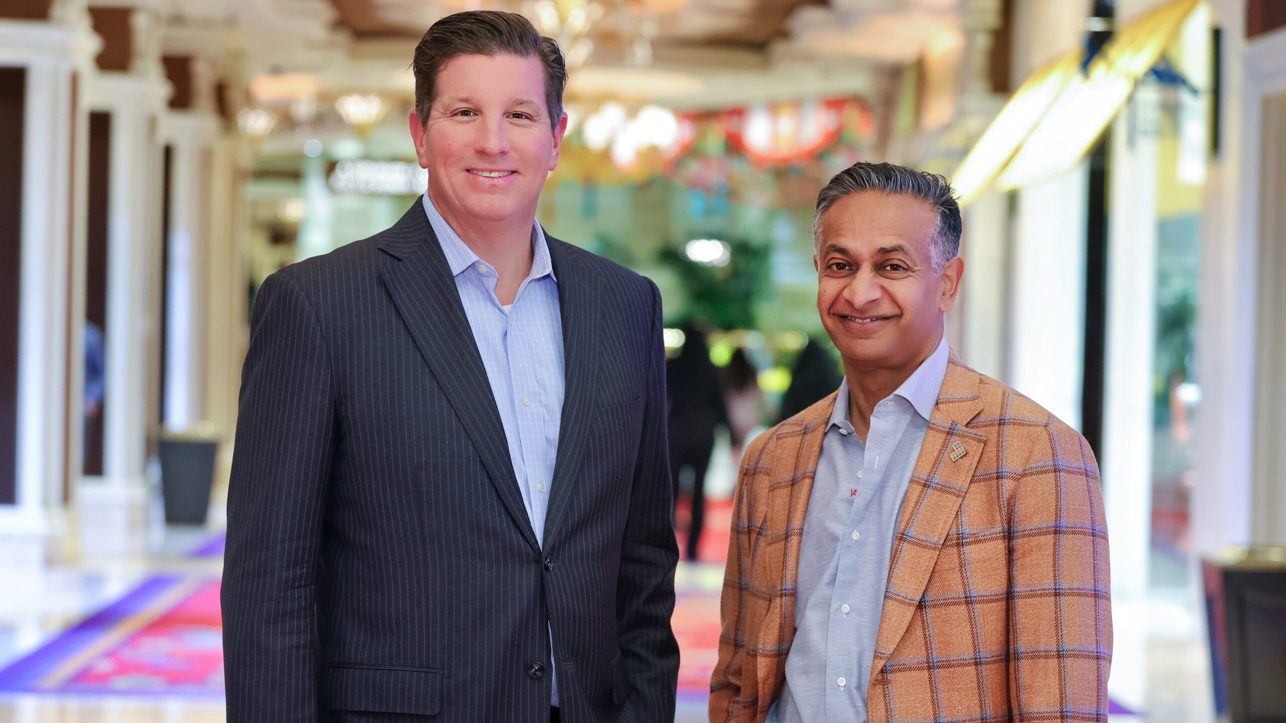 Glass building dome with a but tint with text